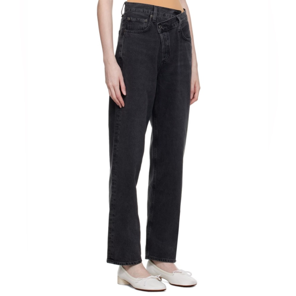AGOLDE | Black Criss Cross Jeans